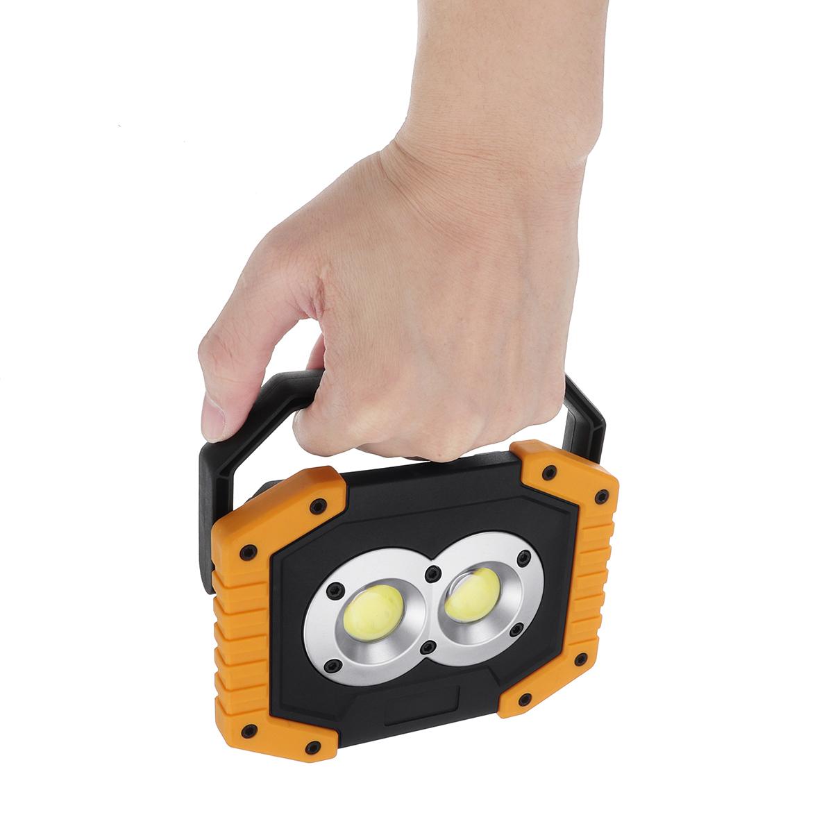30W COB LED Rechargeable Work Light Emergency Lamp Hand Torch Camping Tent Lantern USB Charging Portable Power Bank Searchlight