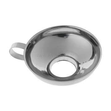 Stainless Steel Wide Mouth Canning Funnel Cup Hopper Filter Kitchen Tools 2 Size Dropship