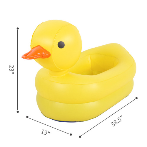 Kid inflatable Yellow Duck baby bath tub for Sale, Offer Kid inflatable Yellow Duck baby bath tub