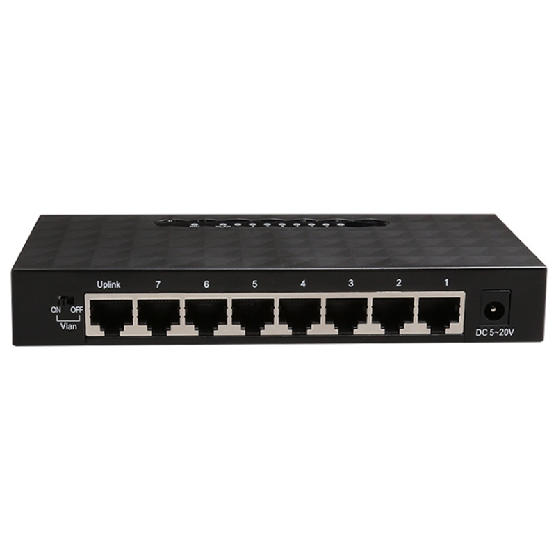 8 Port Gigabit Network Switch 1000Mbps Gigabit Ethernet Network Switch Lan Hub Ethernet Smart Switcher EU Plug