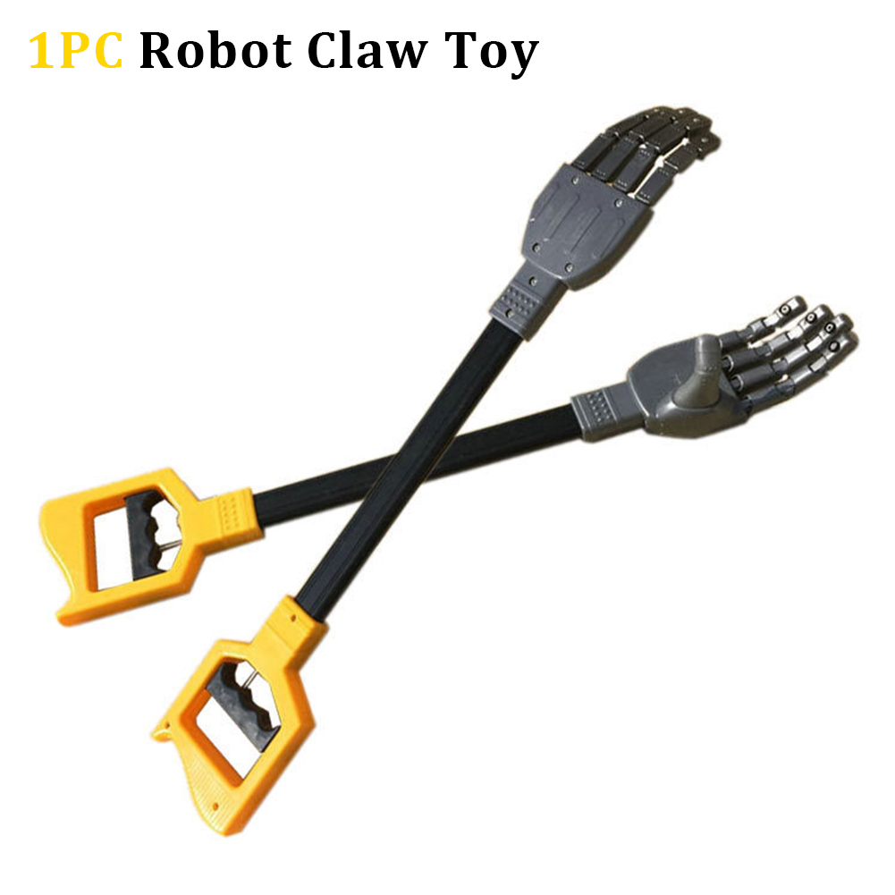 55cm Gift DIY Funny Action Figure Wrist Strengthen Accessories Stick Kids Toy Hand Grabber Robot Claw Manipulator Educational