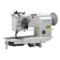 High Speed Double Needle Feed Sewing Machine with Split Needle Bar