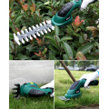 2PCS Blades Lithium-ion Cordless Garden Tools Hedge Trimmer Rechargeable Hedge Trimmers for Grass 7.2V Electric Trimmer 2 in 1
