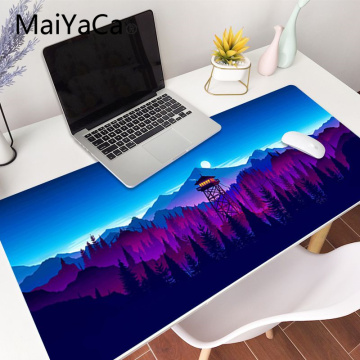 MaiYaCa Deep forest firewatch2 mouse pad BIG SIZE Rubber Game Mouse Pad desk mat for lol Dota2 Game Player