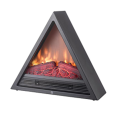 Customized triangle energy saving led electric fireplace