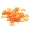 New arrival 50Pcs 5 Colors Transparent Counters Counting Bingo Chips Plastic Markers Bingo Supplies hot selling