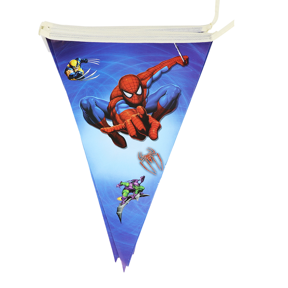 Spiderman Birthday Party Decoration Paper Plate Cup Napkin Banner/Flag Candy Box Straw Tableware Set Baby Shower Party Supplies