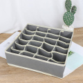 Bra Underwear Storage Box Bamboo Charcoal Drawer Closet Organizer For Scarfs Socks Non-woven Foldable Storage Box