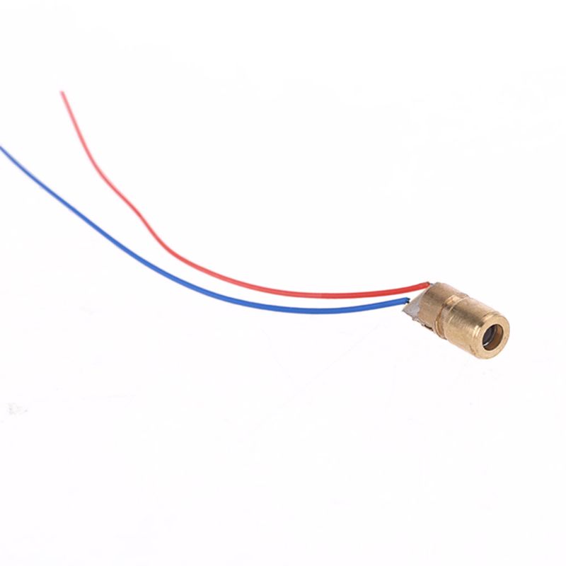 10Pcs 6mm 5V Tube Dot Diode Module Copper Head Mini Pointer Adjustable Equipment