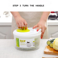 Salad Spinner Lettuce Greens Washer Dryer Drain Crisper Strainer For Washing Drying Leafy Vegetables Kitchen Accessories