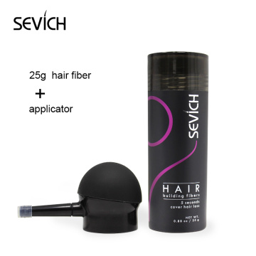 Sevich Hair Building Fiber Set Keratin Extension Powder for Men and Women 25g Hair Regrowth Fiber + Applicator Hair Loss Product