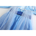 Winter Fantasia Elsa Dress for Carnival Disguise Girl Costume New Year Child Holiday elza Children's Party Gowns Girls Clothing