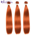 Orange Ginger Peruvian Straight Hair 8-30 inch 1/3/4 Bundles Hair BEAUDIVA Hair Human Hair Bundles Remy Hair Extensions