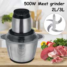 3L 3Speeds 500W 304 Stainless Steel Electric Grinders Meat Grinder Mincer Vegetable Cutter Food Processor Slicer Kitchen Chopper