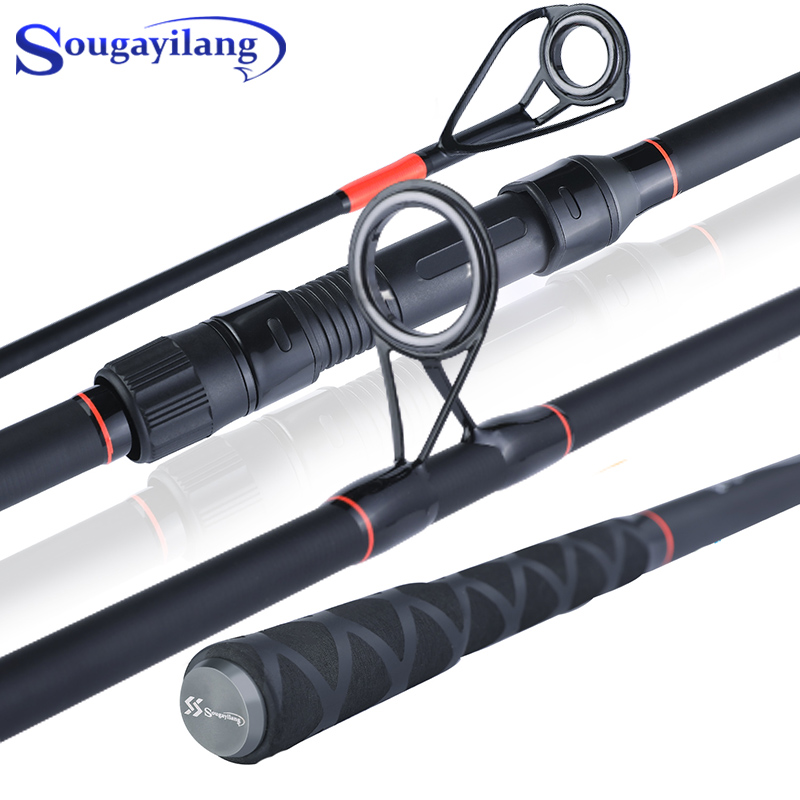 Sougayilang 3m 3.6m Top Quality Carbon Fiber Carp Fishing Rod Portable 3.5LB 6/7 Section Spinning Feeder Rod Hard Pole Pesca