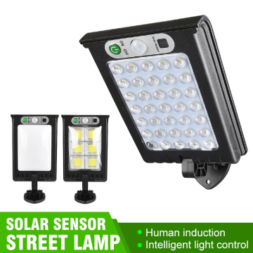 Solar Sensor Wall Light COB/LED Waterproof Human Induction Street Lamp Garden Outdoor Courtyard Sensor Street Light