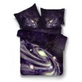 3d Galaxy Bedding Set Duvet Cover Set Universe Outer Space Themed pillowcase duvet cover flat Sheet 40