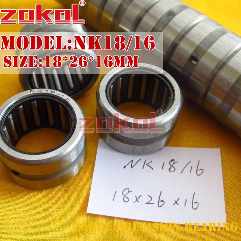 ZOKOL bearing NK17/16 NK17/20 NK18/16 NK18/20 needle roller bearings without inner ring 17*25*16/20mm 18*26*16/20mm