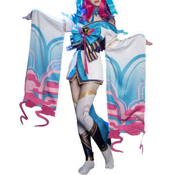 UWOWO Ahri LOL Cosplay Costume Spirit Blossom League of Legends Cosplay Outfits Hot Halloween Game Costumes