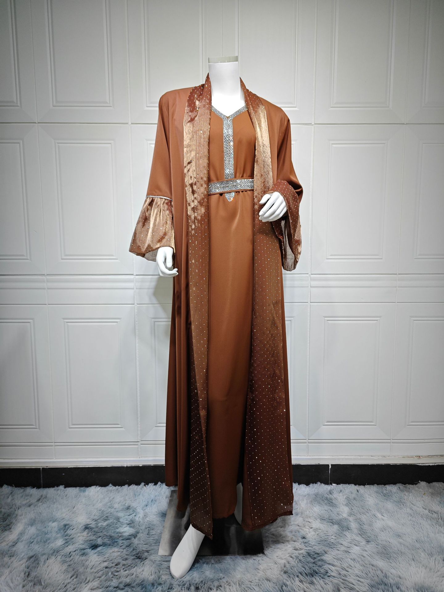 Jalabiya Abaya Set AB536 (11)