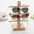 Fashion Multi Layers Wood Sunglass Display Racks Shelf Eyeglasses Show Stand Jewelry Holder for Multi Pairs Glasses Showcase