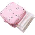 Women's Sanitary Napkins Cosmetic Bag Napkin Cosmetic Bags Travel Outdoor Girls Tampon Holder Zipper Bag Organizer Makeup Bag