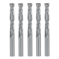 5pcs/lot 4X22mm Two Flutes Solid Carbide Micro End Mill, Milling Cutters, CNC Wood Engraving Tools, Spiral Router Bits