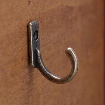 10pcs 20pcs 10PCS Vintage Bronze Double Coat Hangers Wall Mounted Entryway Hooks With Screws