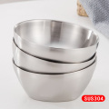 Insulated Salad 304 Stainless Steel Rice Bowl