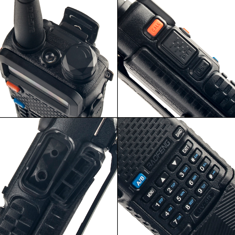 Baofeng UV-5R 3800mAh Walkie Talkie 5W Dual Band Portable Radio UHF 400-520MHz VHF 136-174MHz UV 5R Two Way Radio Portable