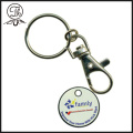 Promotional shopping trolley coin keychains