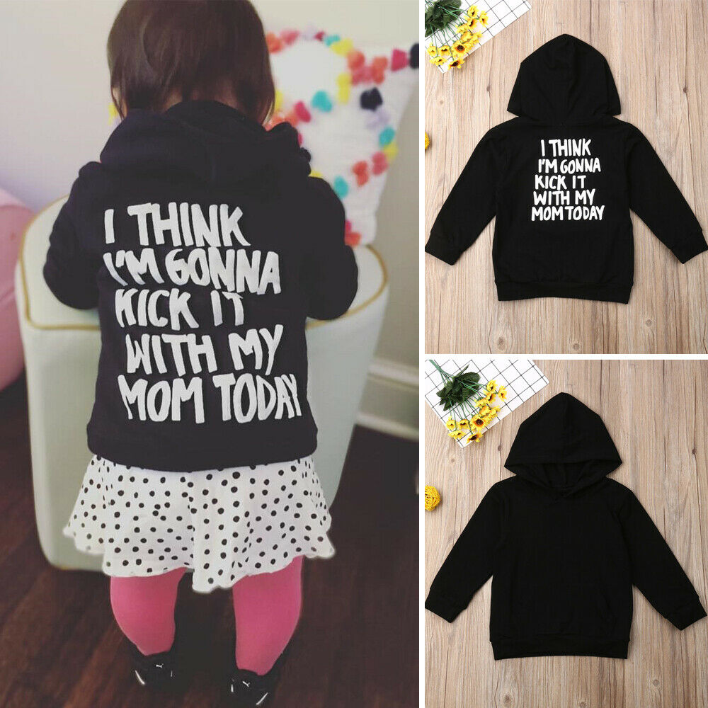 Pop Toddler Kid Baby Boy Girl Hooded Tops Hood Coat Hoodie Sweatshirt Casual Top