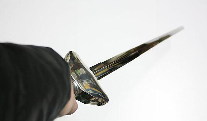 Promotional cheaper design telescopic all stainless steel Tai Chi Sword, taiji/kung fu/martial arts training Free tassel bag
