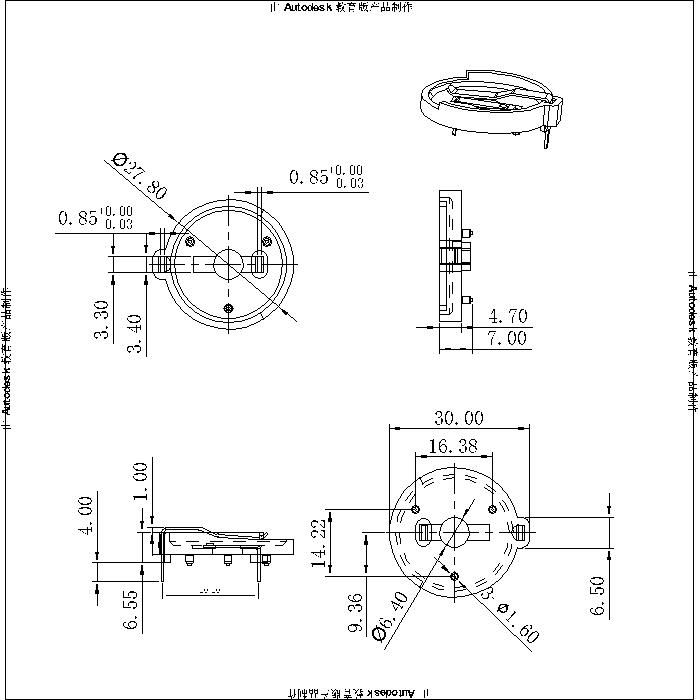 Coin Cell Holders For Cr2430 Bt S Sn R Cr2430d