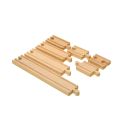 New Wooden Train Track Accessories Beech Wood Train Railway Parts For Thomas Biro All Brands Train Toys Racing Tracks