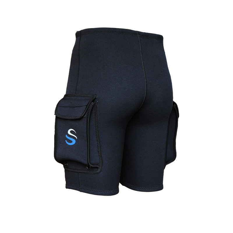 SLINX 3MM Diving Pants with Pockets Men Women Wetsuits Short Neoprene For Canoeing Swimming Snorkeling Surfing Kayaking