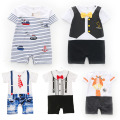 Baby Rompers Summer Style Powered Baby Boy Girl Clothing Newborn Infant giraffe Short Sleeve Clothes 3-6-9-12-18 Months