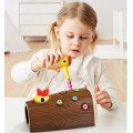 Baby Educational Toy Woodpecker Feeding Games Toys for Children Early Learning Over 24 Month Baby Toys