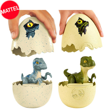 Original Jurassic World Dinosaur Baby Egg Shell Hatchery Series Dinosaur Model Dragon Action Figure Toys for Children Juguetes