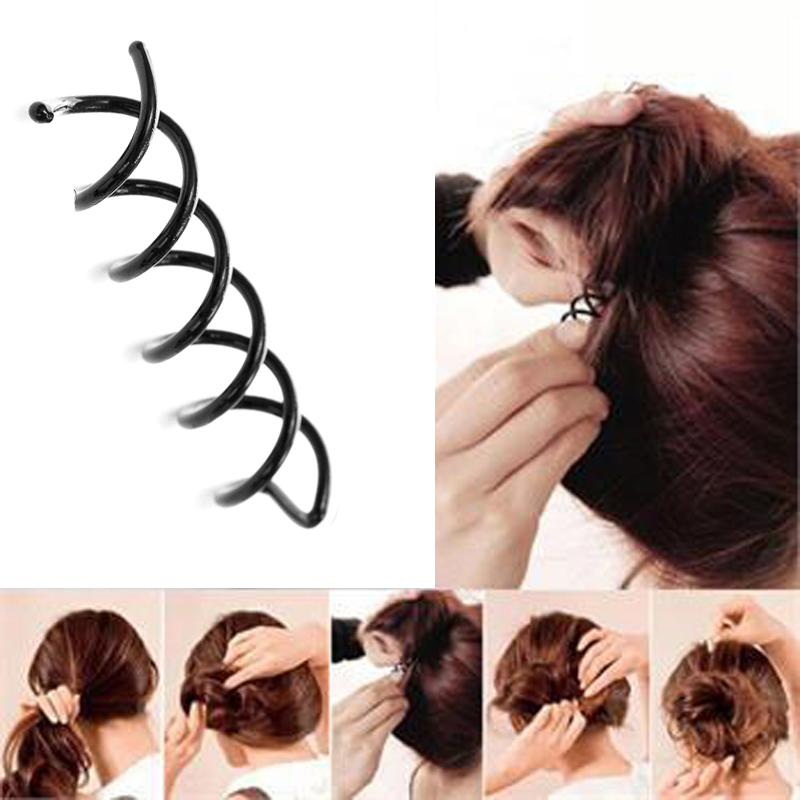 10Pcs Hair Styling Tools Braiders Spiral Spin Screw Pin Hair Clips Twist Barrette Hairpins Hairdressing Accessories Hair Clip