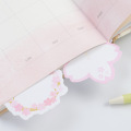 New Creative Fresh Cherry Blossom MSG Notes N Times Stickers 30 Sheets Sakura Cartoon Rabbit Meno Pad Office School Stationery