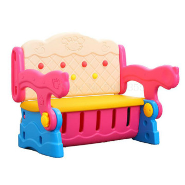 Children's chair backrest plastic thickening baby portable dining chair multi-function folding storage stool sofa chair