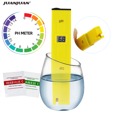 Digital Pocket Pen Water PH Meter Tester Measure Range 0.0-14.0pH Water quality PH Tester for Drinking Pool and Aquarium 40%off