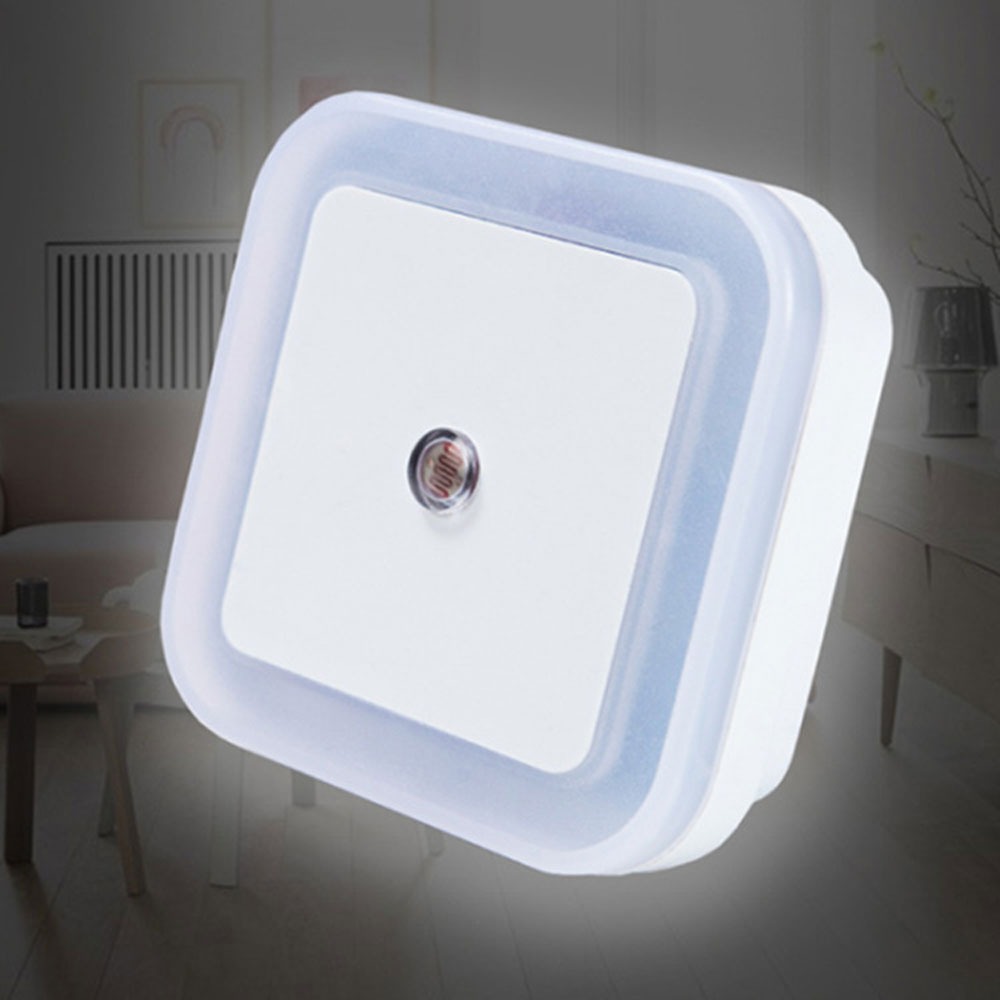 LED Sensor Small Night Light EU US Plug In Energy Saving Lights Sensor Control Baby Kid Room Bedroom Decoration Home