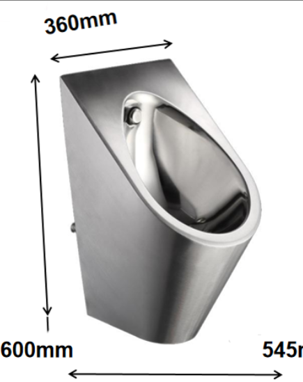 wall-mounted urinal
