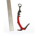 Laura Pickaxe Ice Axe Keychain Movie Game Jewelry Tomb Raider Red Pendnats Chaveiro llaveros For Fans