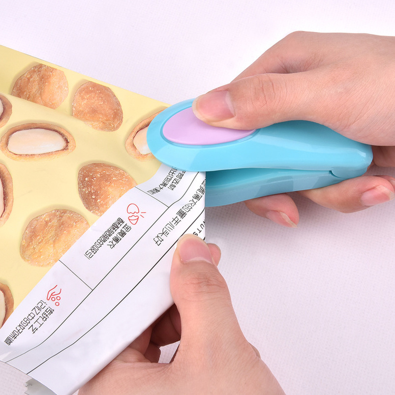 Kitchen AccessoriesTools Mini Portable Food Clip Heat Sealing Machine Sealer Home Snack Bag Sealer Kitchen Utensils Gadget Item