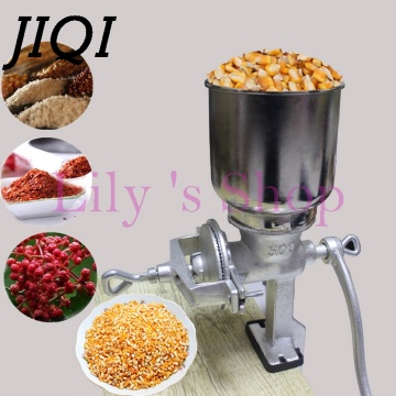Manual Nut Crusher Food Corn Hand-Cranked Grinding Machine Herb Spice Flour Grinder Burr Mill Grain Sesame Powder Pulverizer