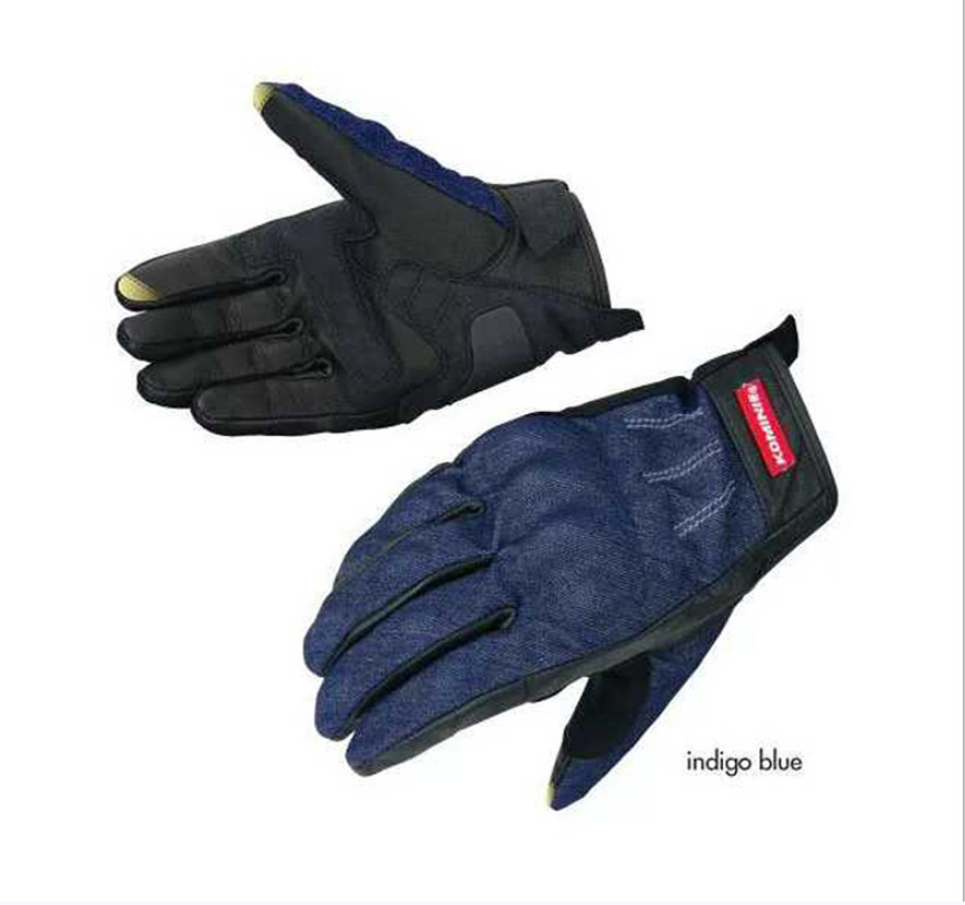 Motorcycle Drop-Resistant Gloves Denim Racing Bike Glove Making Machine Rider Slip-Proof Gloves