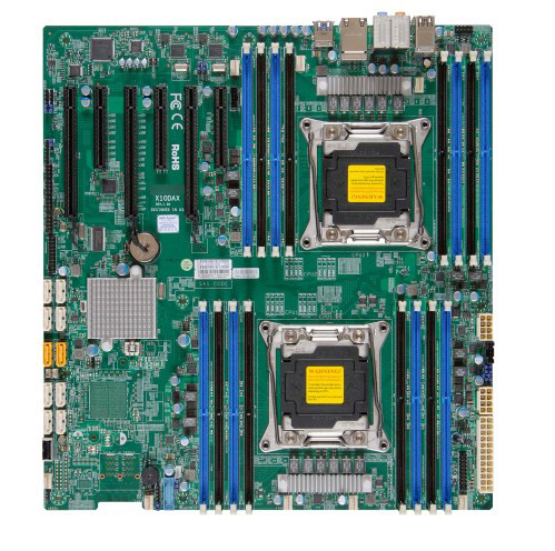 OEM X10DAI Dual Graphics Workstation Motherboard C612 E5-2600V3V4 Seconds Z10PA-D8